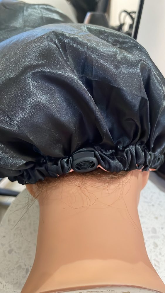 PhilMak Silk Bonnet – Black - Image 2