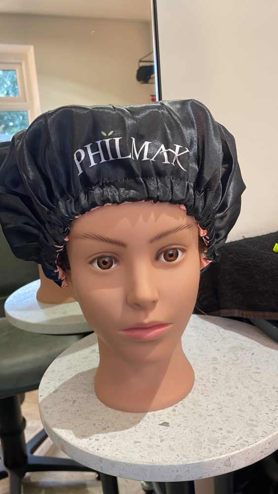 PhilMak Silk Bonnet – Black